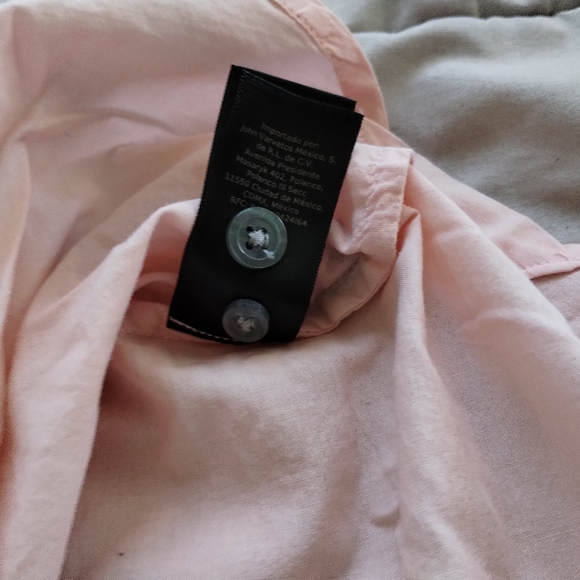 John Varvatos SMALL button up dress shirt Pink Please - Picture 6 of 6